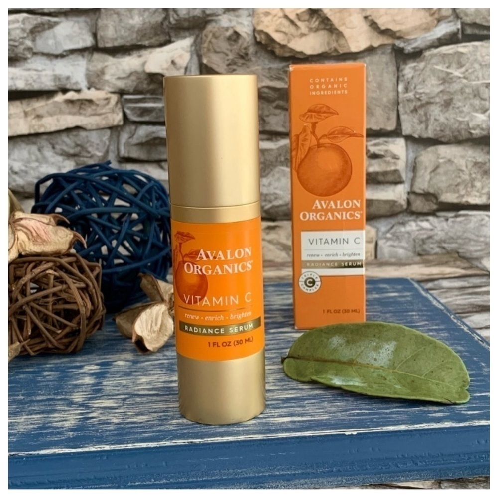 Radiance Serum Vitamin C Avalon Organics 1oz Bottle Renew Enrich Brighten New